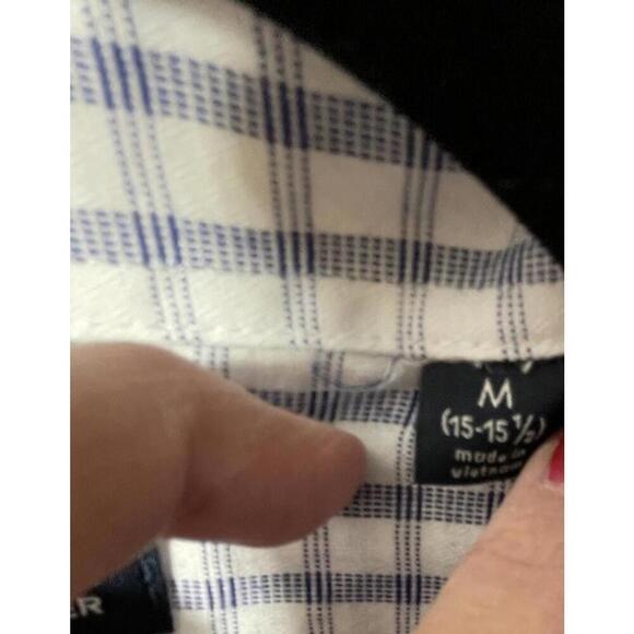 Daniel Hechter Paris Mens Button Down Shirt Long Sleeve Plaid Casual Size M - Picture 5 of 6